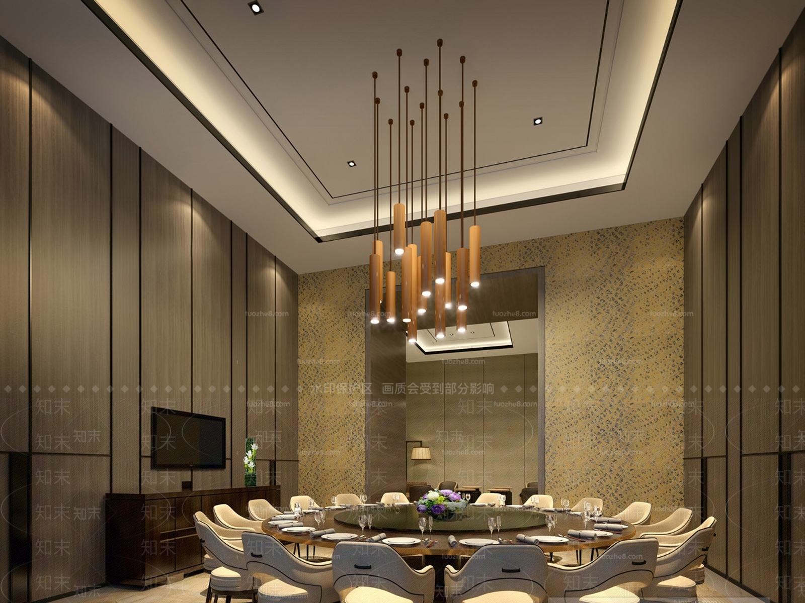 现代包厢3D模型下载【ID:1172891345】