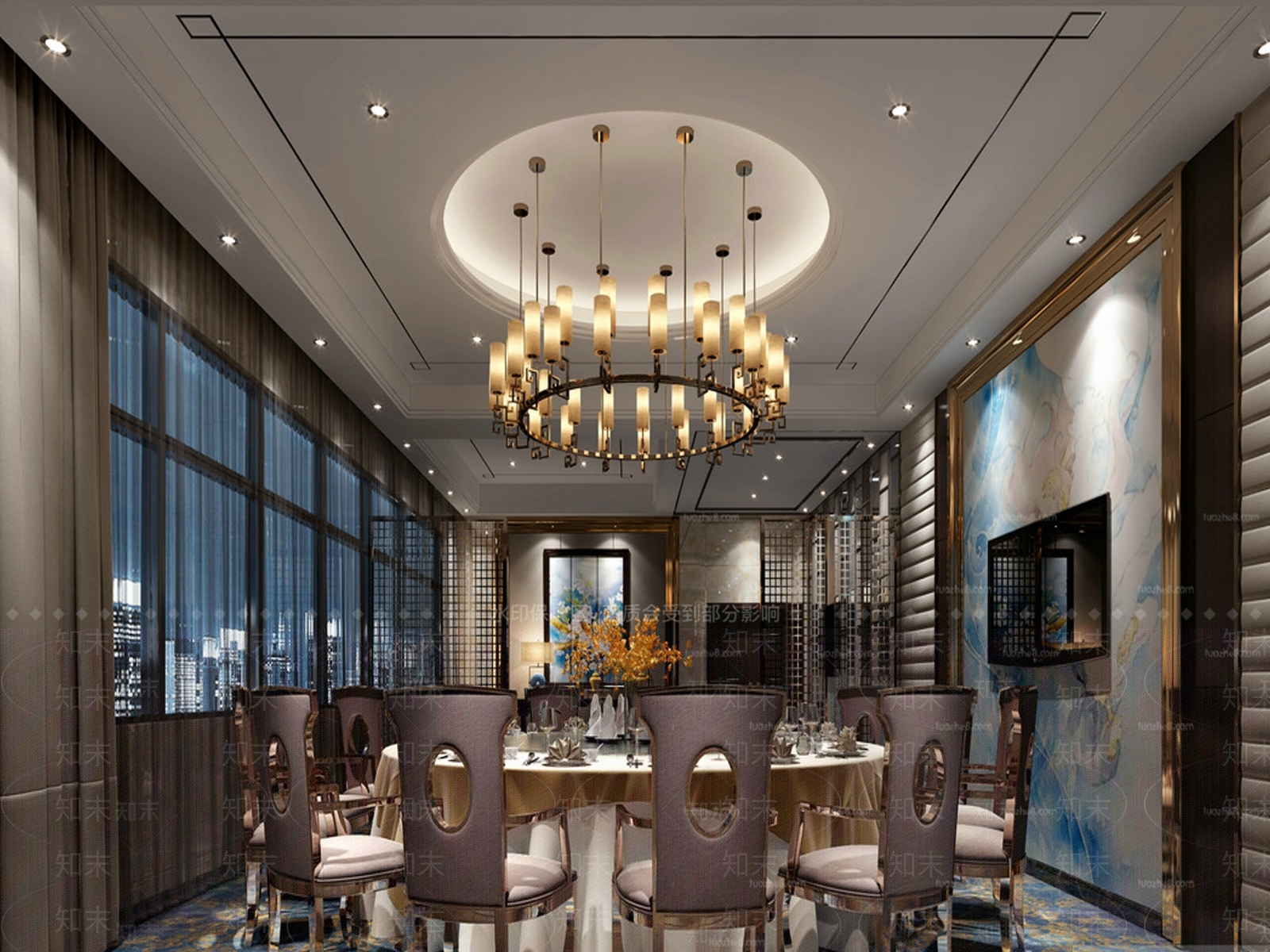 现代包厢3D模型下载【ID:1172894135】