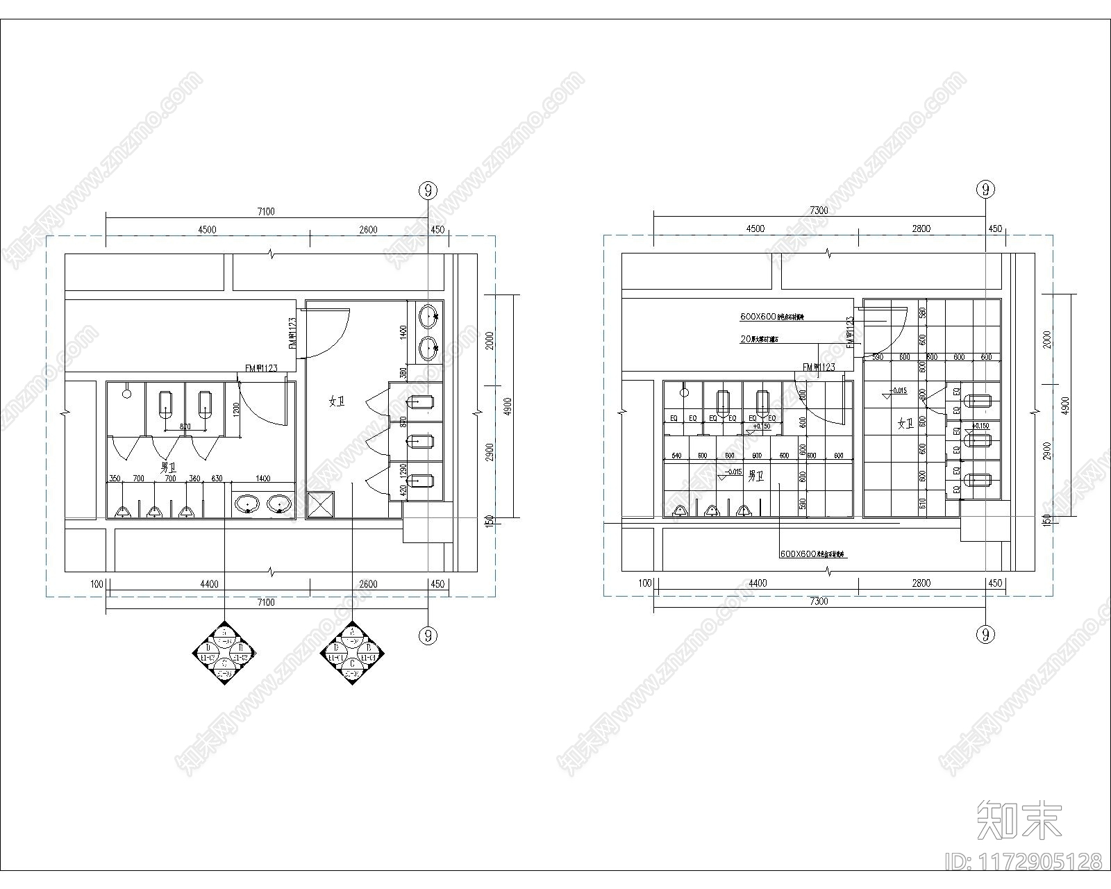 现代其他公共空间施工图下载【ID:1172905128】