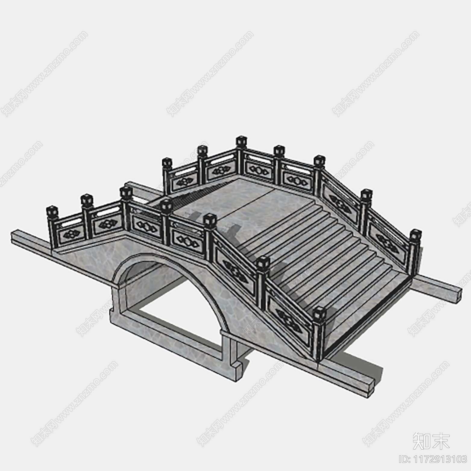 新中式其他景观小建筑SU模型下载【ID:1172913103】