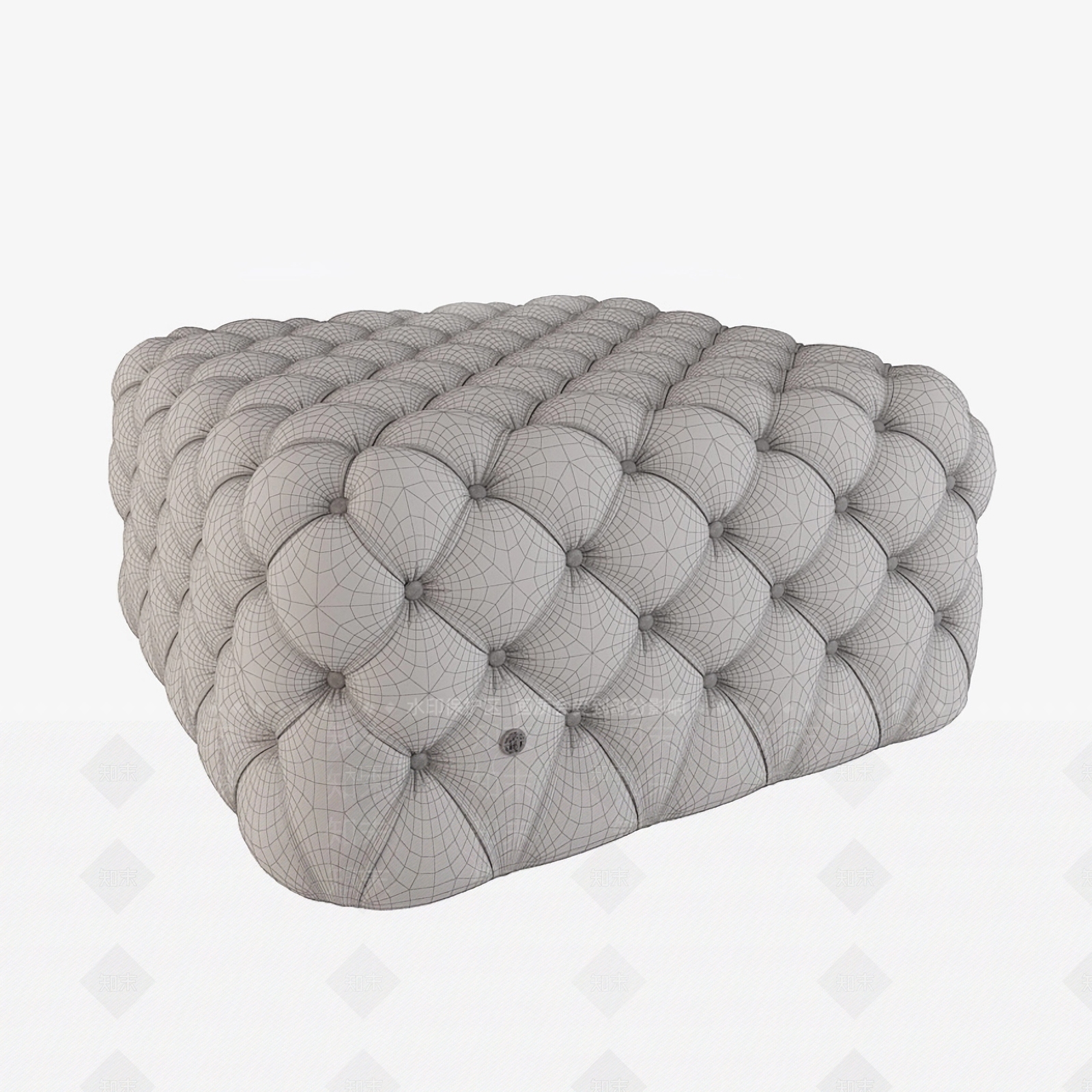 欧式法式沙发凳3D模型下载【ID:1172920288】