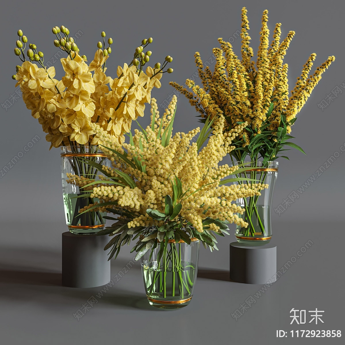 现代花艺3D模型下载【ID:1172923858】