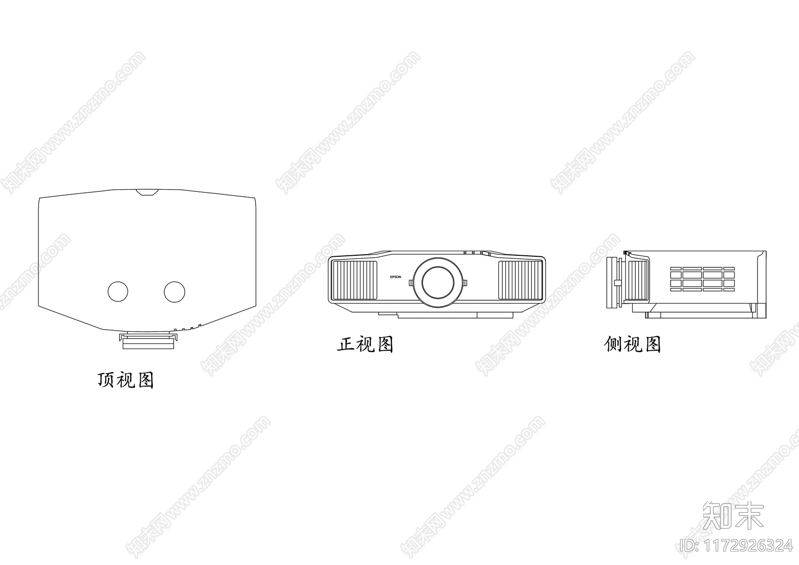 现代办公室cad施工图下载【ID:1172926324】