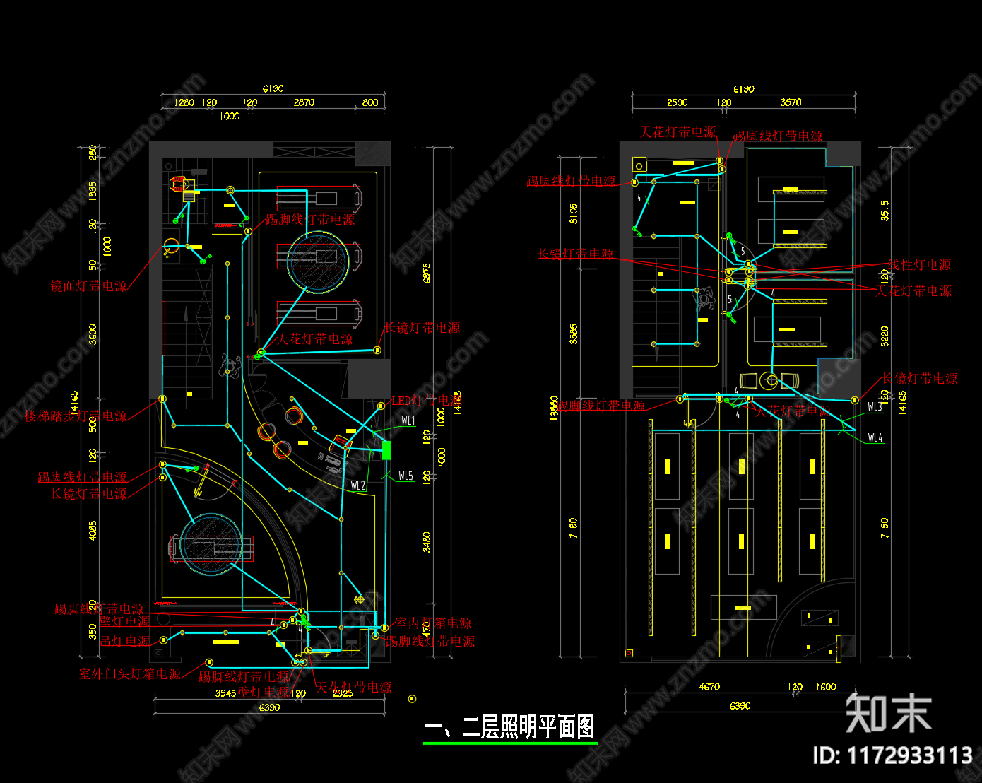 电气图cad施工图下载【ID:1172933113】