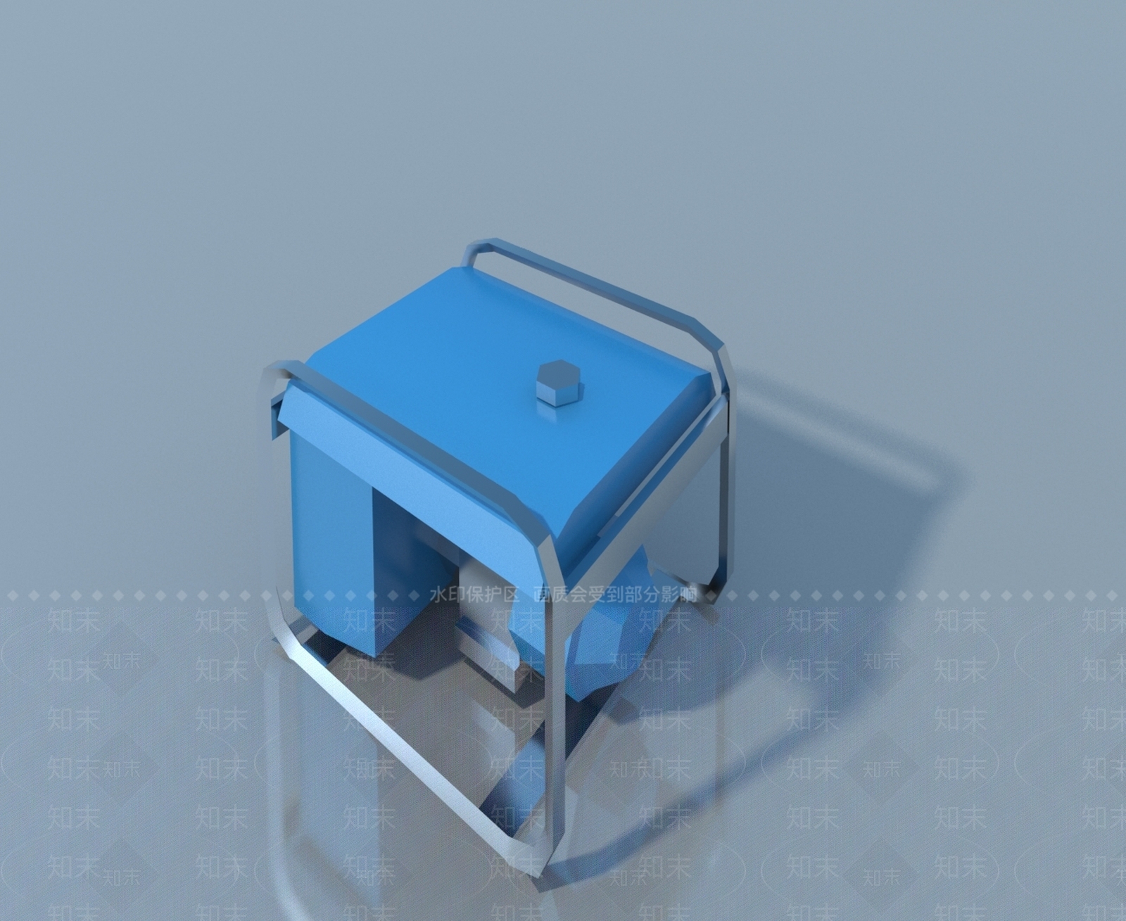 现代单人沙发3D模型下载【ID:1172938460】
