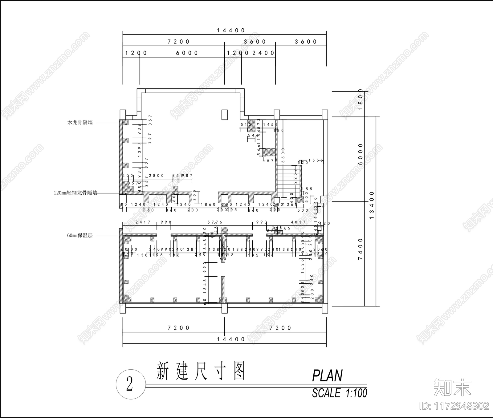 美式其他商业空间cad施工图下载【ID:1172948302】