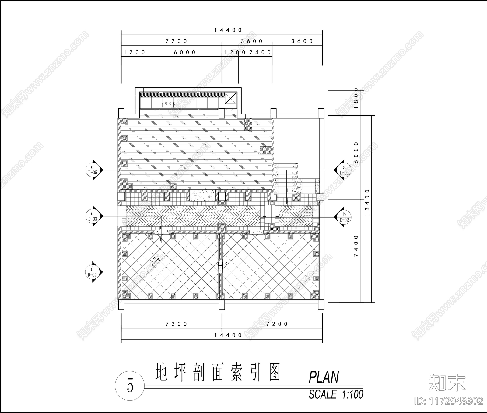 美式其他商业空间cad施工图下载【ID:1172948302】