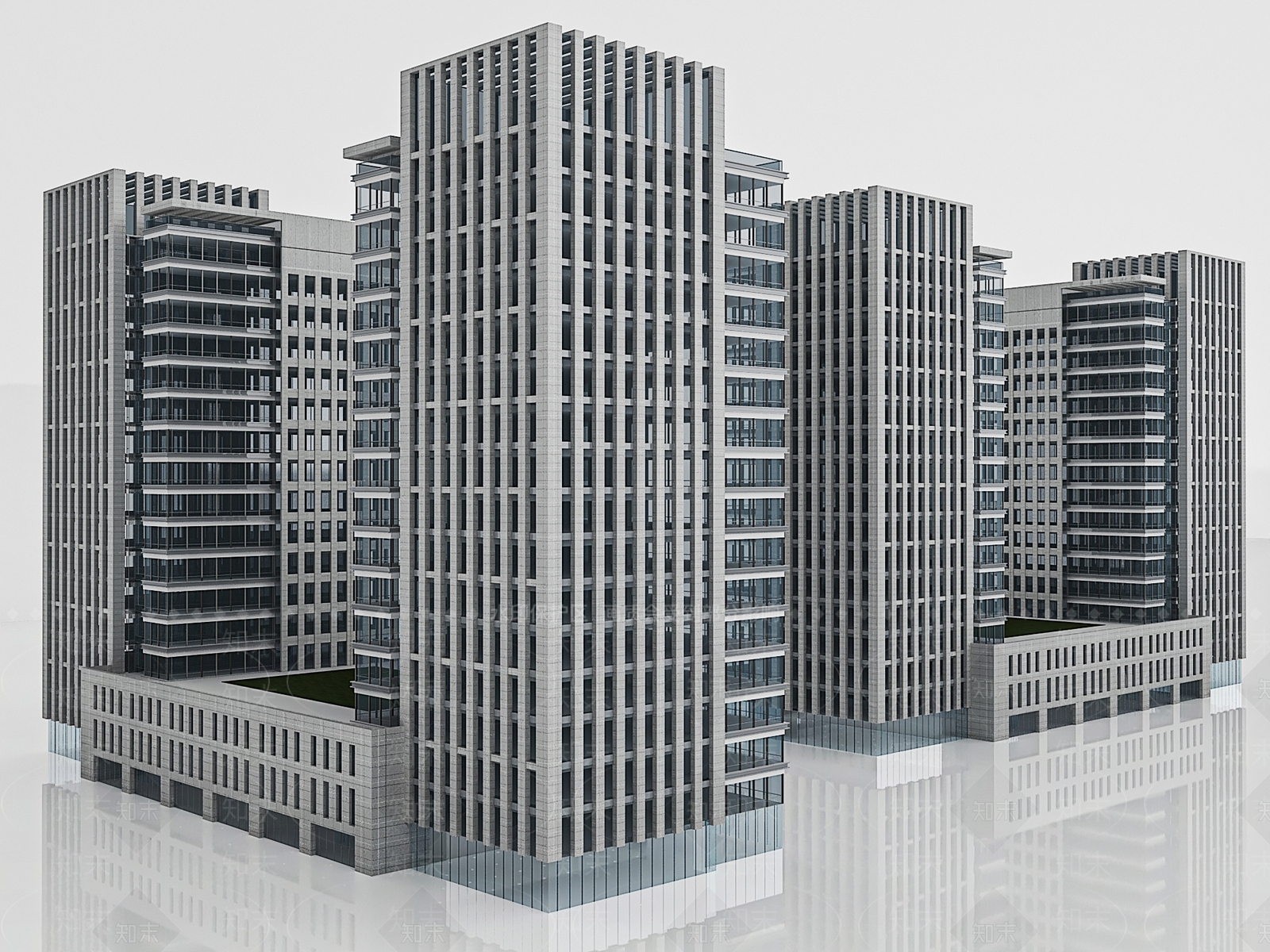 现代其他公共建筑3D模型下载【ID:1172952119】