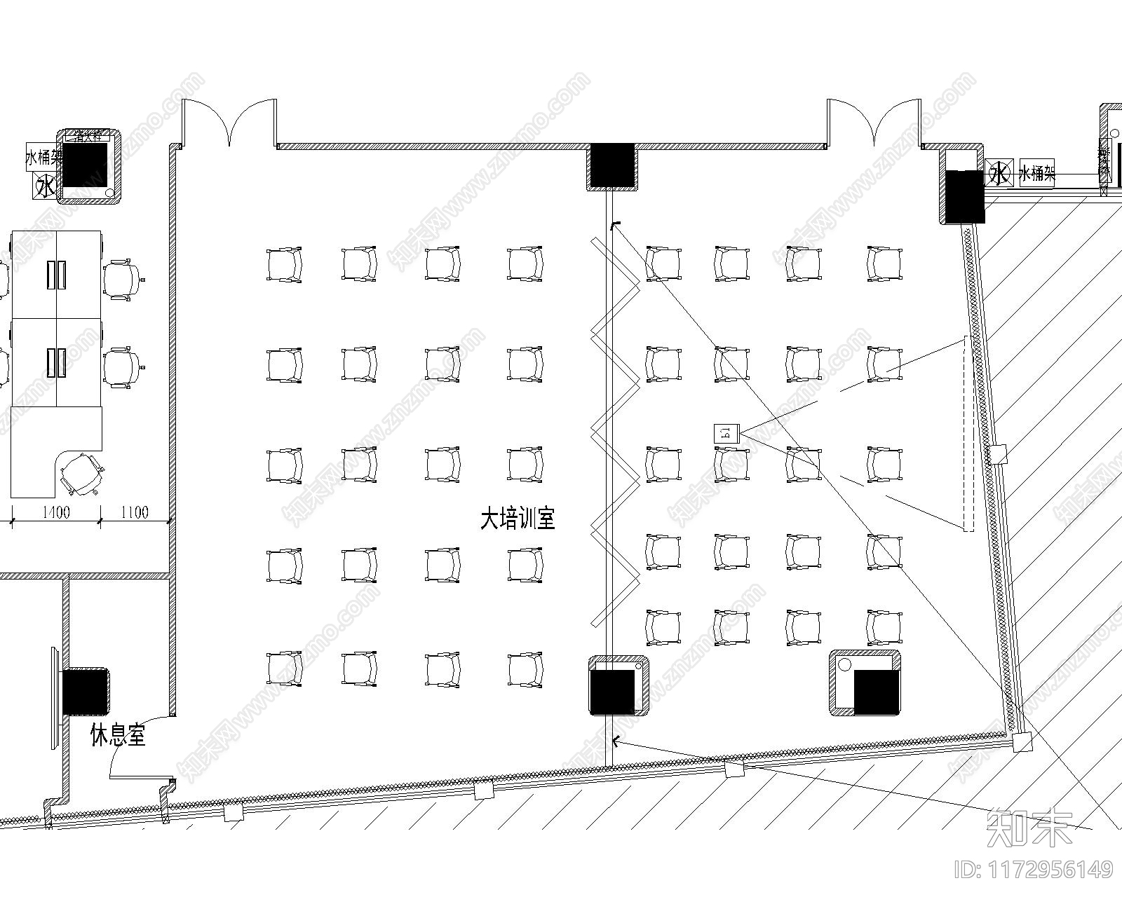 现代工业办公室施工图下载【ID:1172956149】