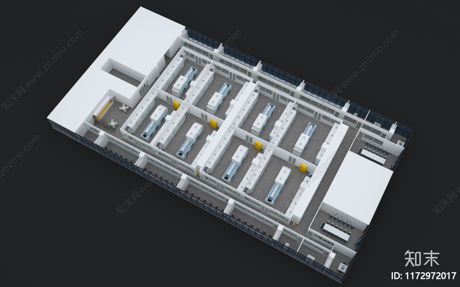 现代实验室3D模型下载【ID:1172972017】