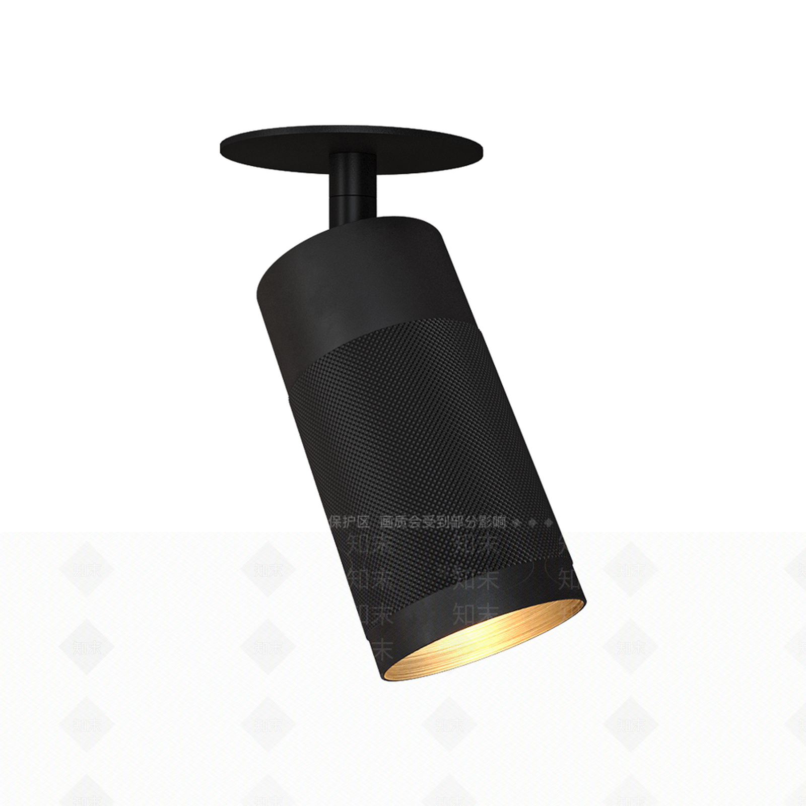现代筒灯射灯组合3D模型下载【ID:1172975266】