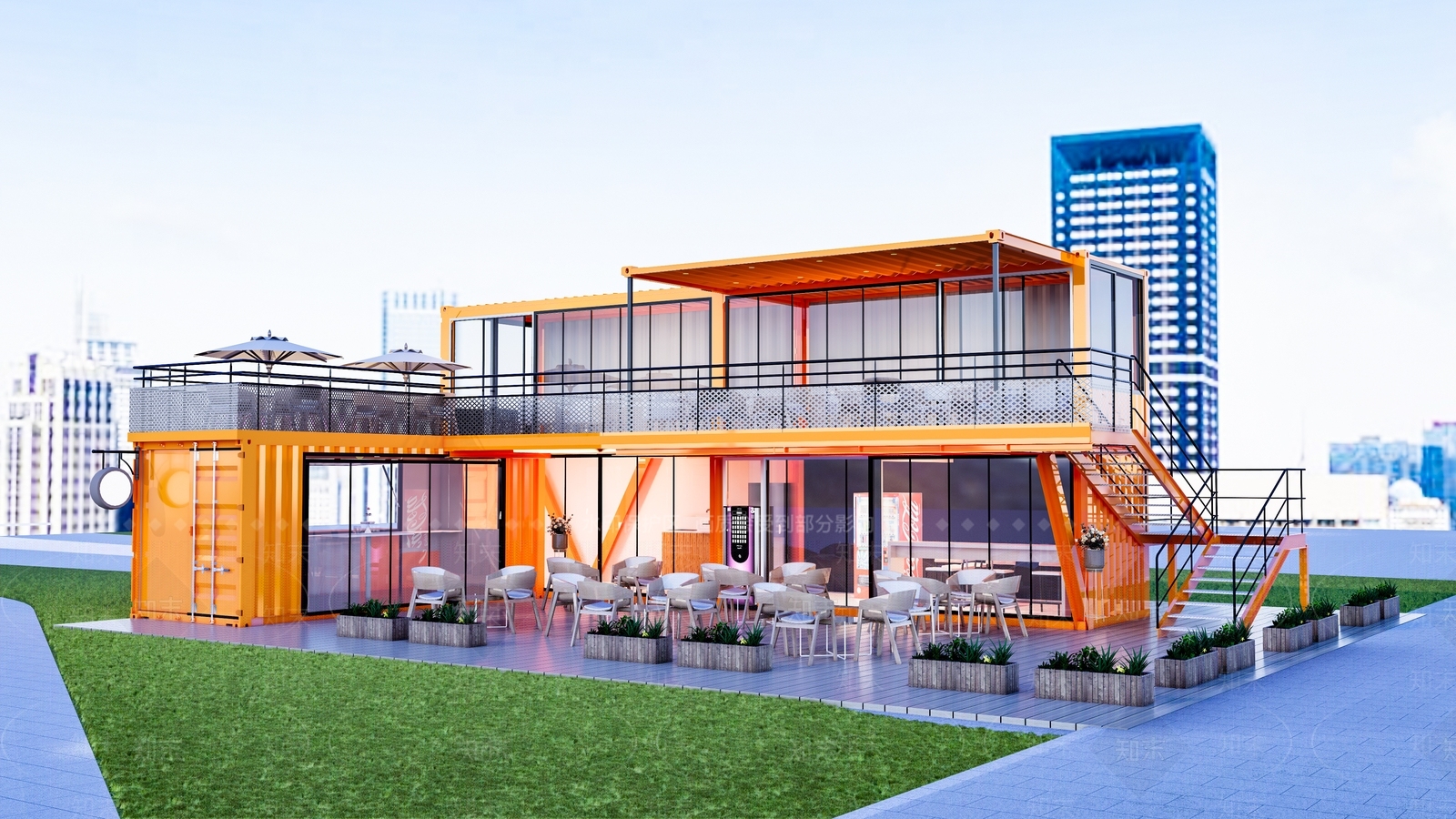 现代其他商业建筑SU模型下载【ID:1172984107】