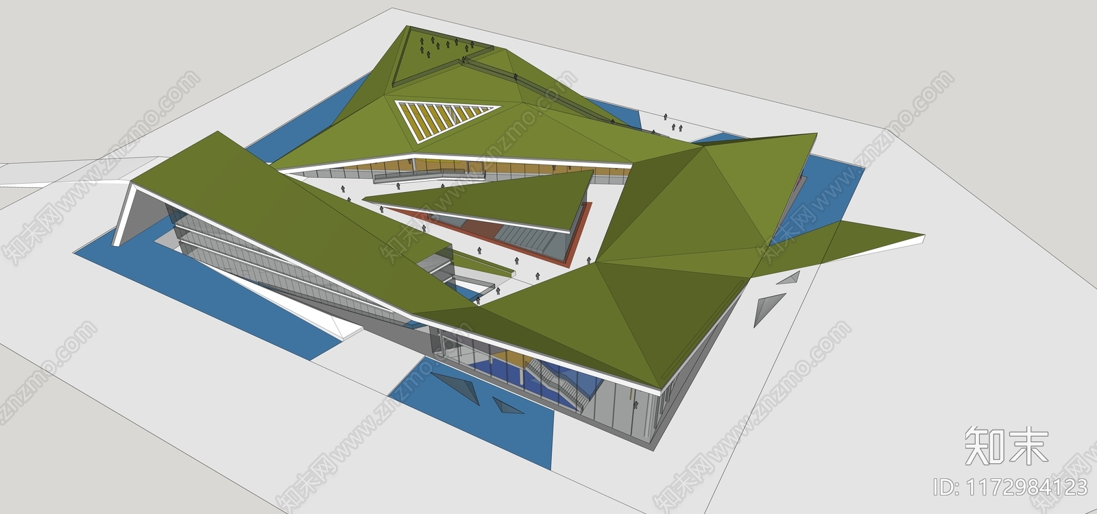 现代简约其他公共建筑SU模型下载【ID:1172984123】