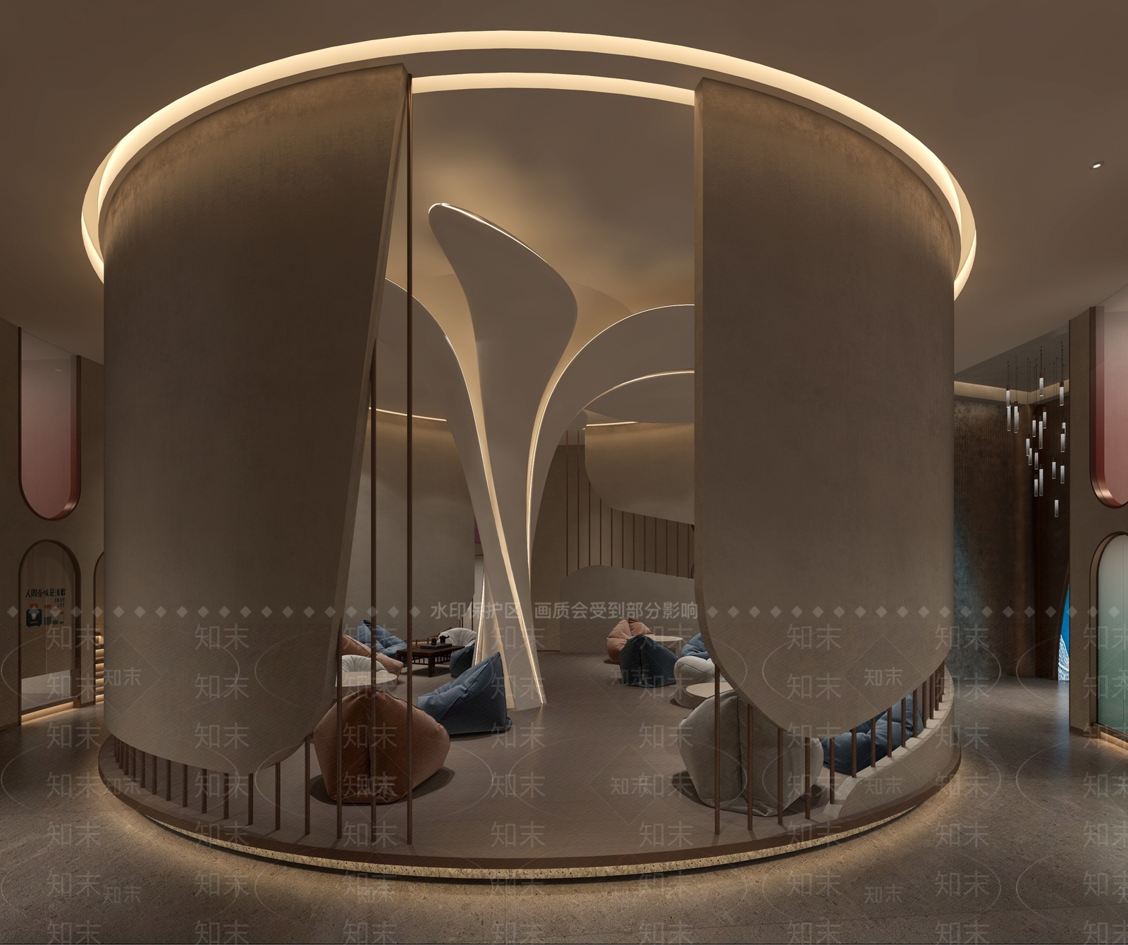 现代足浴店3D模型下载【ID:1173003207】