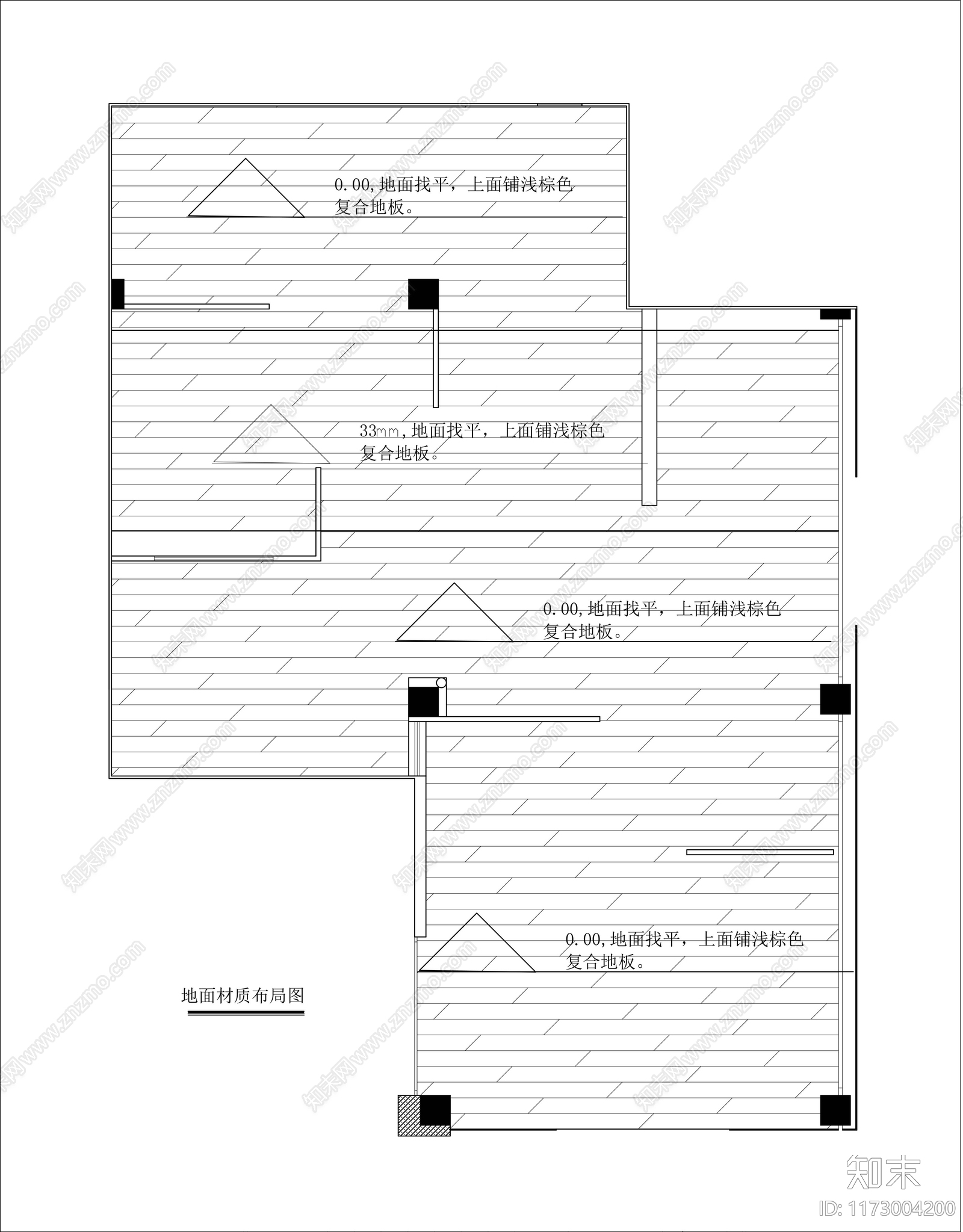 现代服装店cad施工图下载【ID:1173004200】