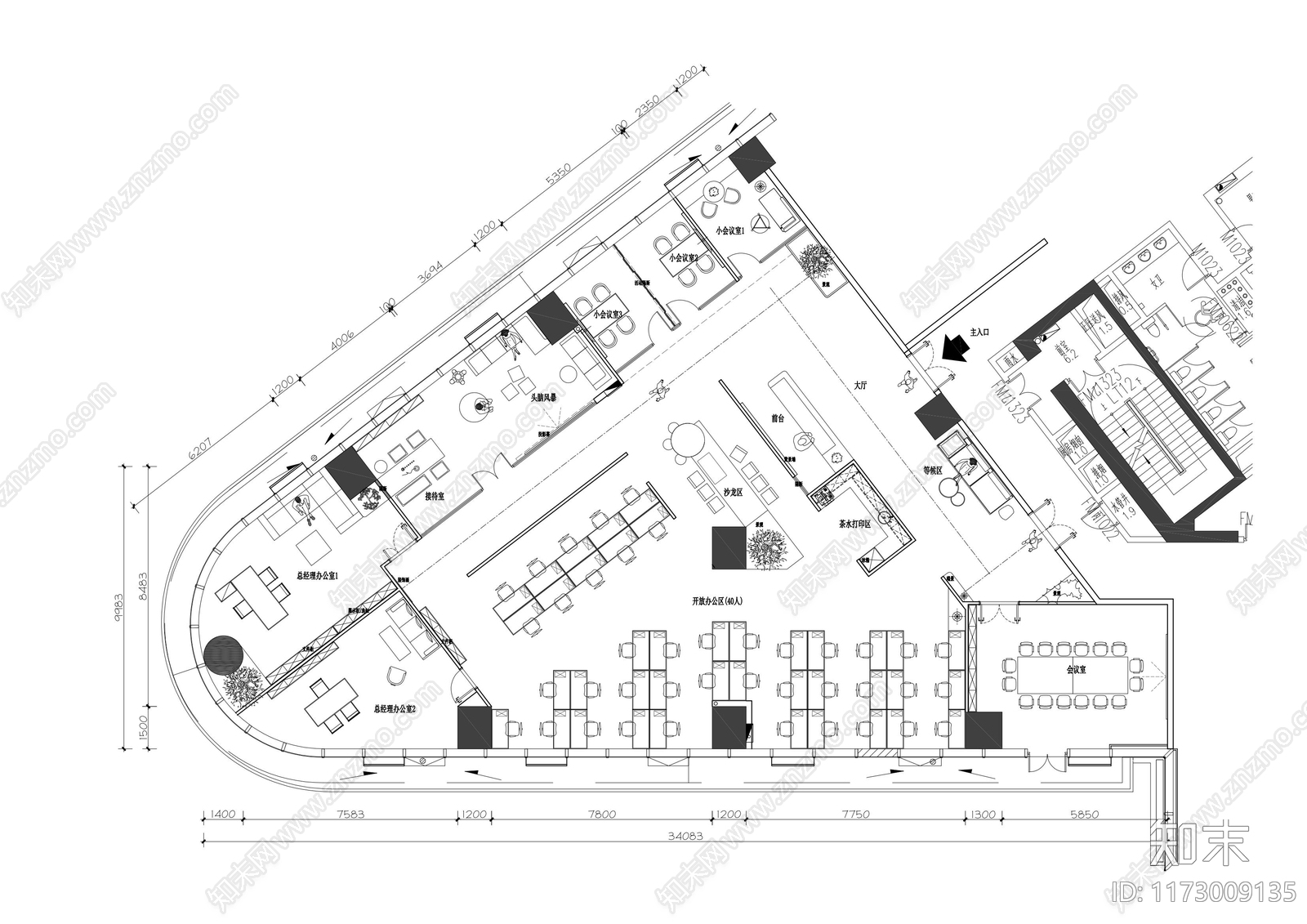工装平面图施工图下载【ID:1173009135】
