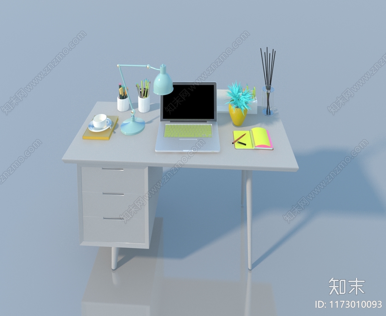 现代单人沙发3D模型下载【ID:1173010093】