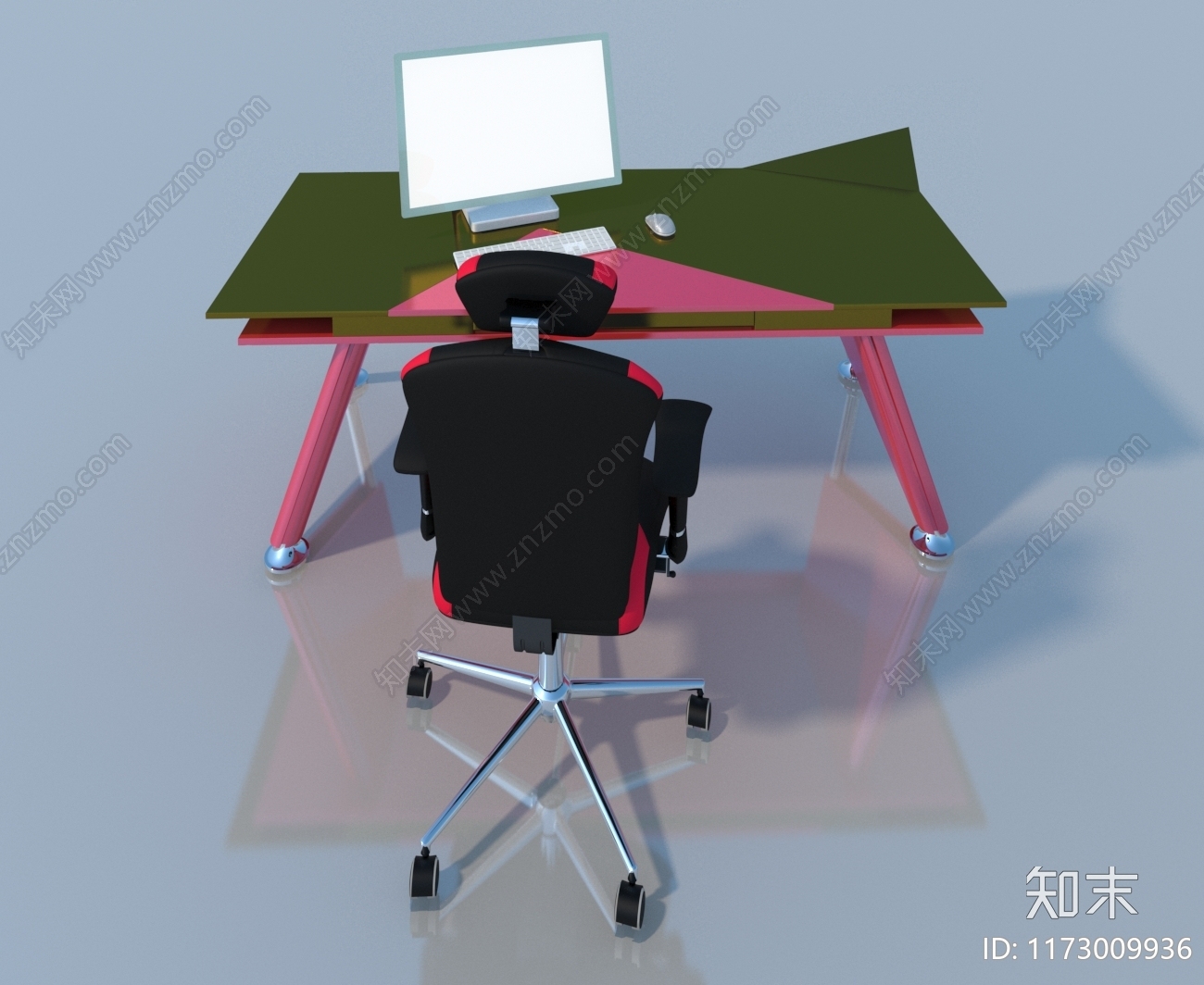 现代单人沙发3D模型下载【ID:1173009936】