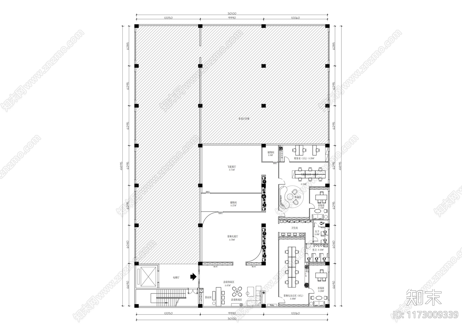 工装平面图施工图下载【ID:1173009339】
