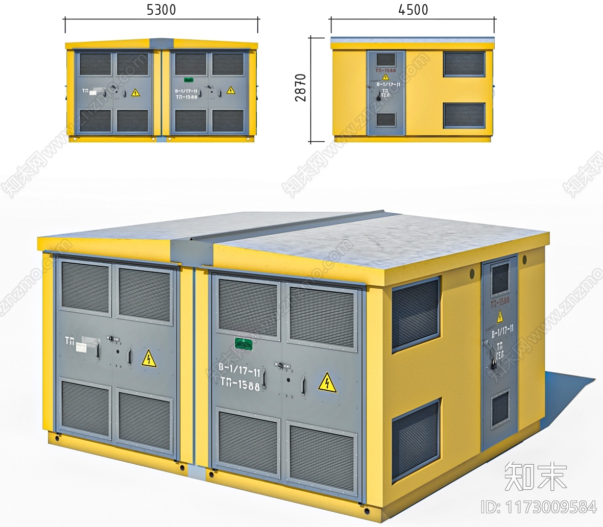 现代美式其他公共建筑3D模型下载【ID:1173009584】