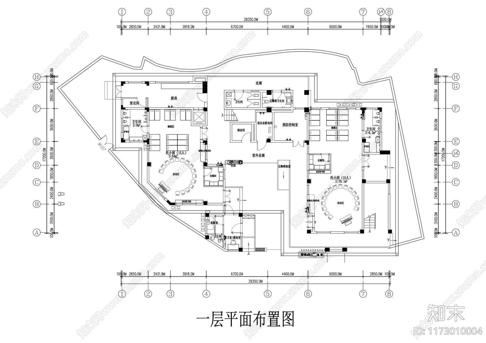 工装平面图施工图下载【ID:1173010004】