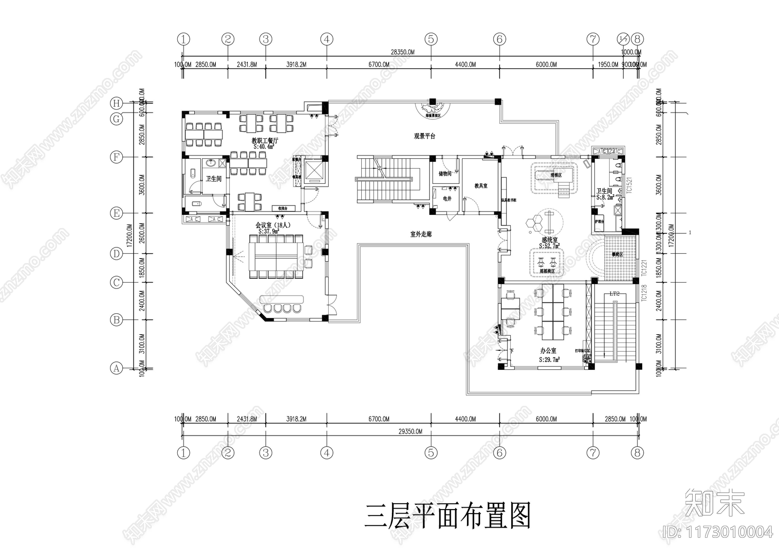 工装平面图施工图下载【ID:1173010004】