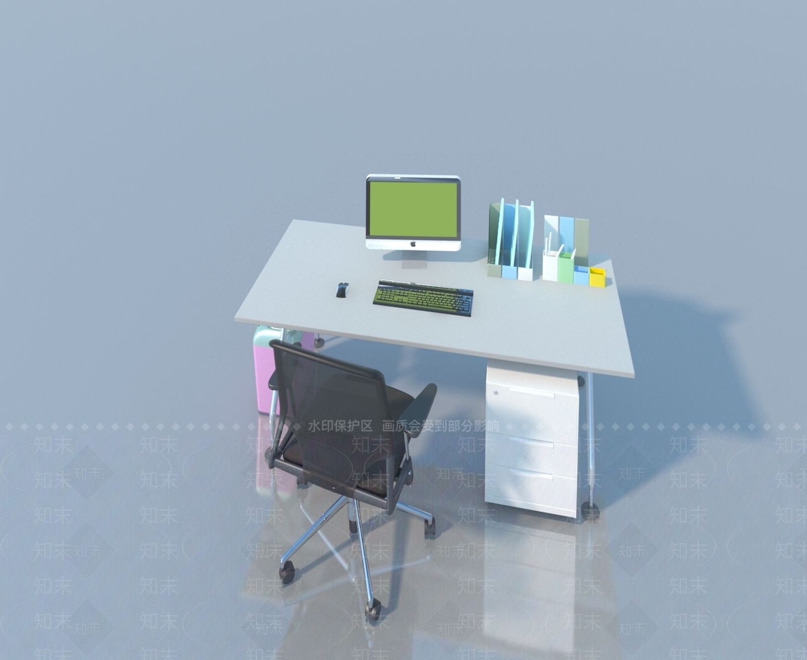 现代单人沙发3D模型下载【ID:1173011174】