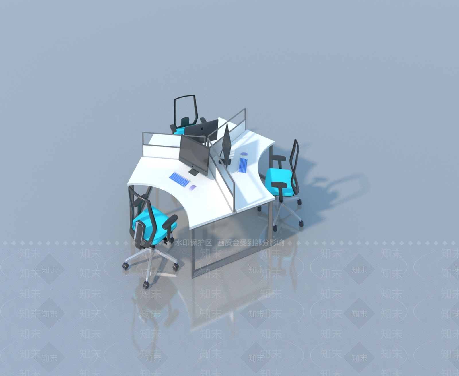 现代单人沙发3D模型下载【ID:1173011834】