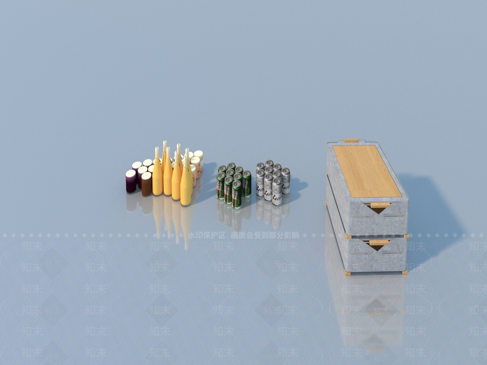 现代单人沙发3D模型下载【ID:1173018481】