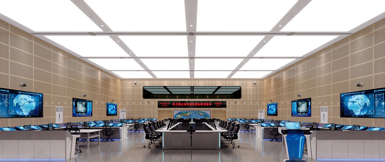 现代其他办公空间3D模型下载【ID:1173044005】