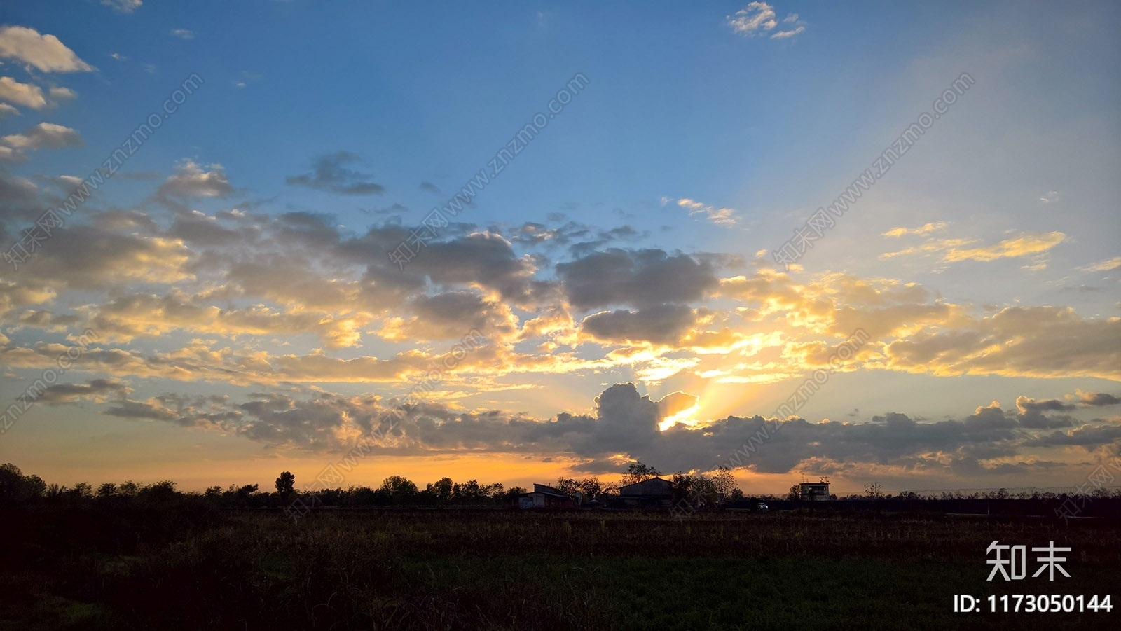 现代新中式风景贴图下载【ID:1173050144】