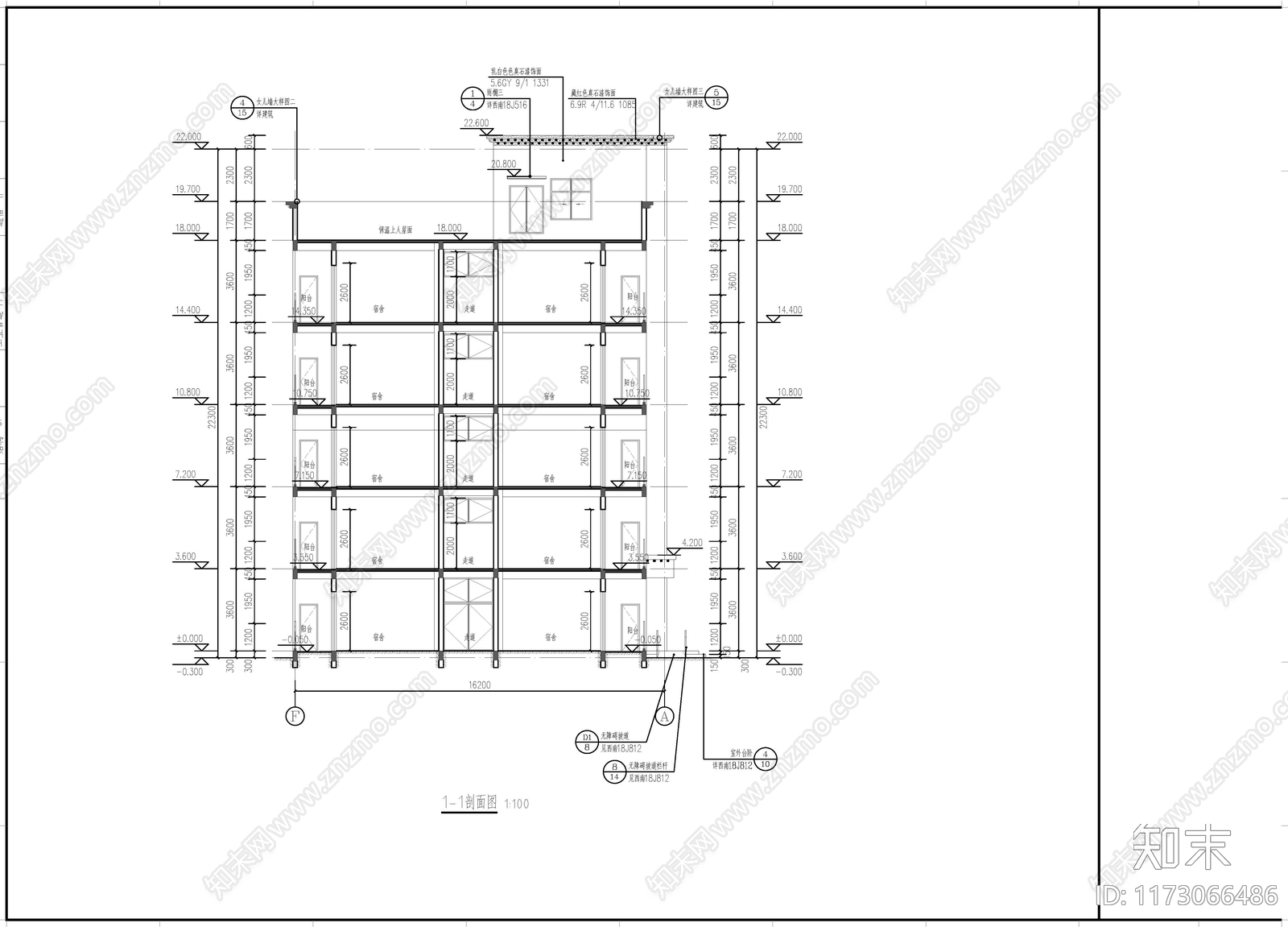 现代中式其他建筑施工图下载【ID:1173066486】