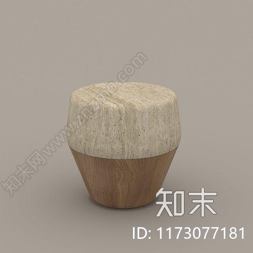 沙发凳3D模型下载【ID:1173077181】