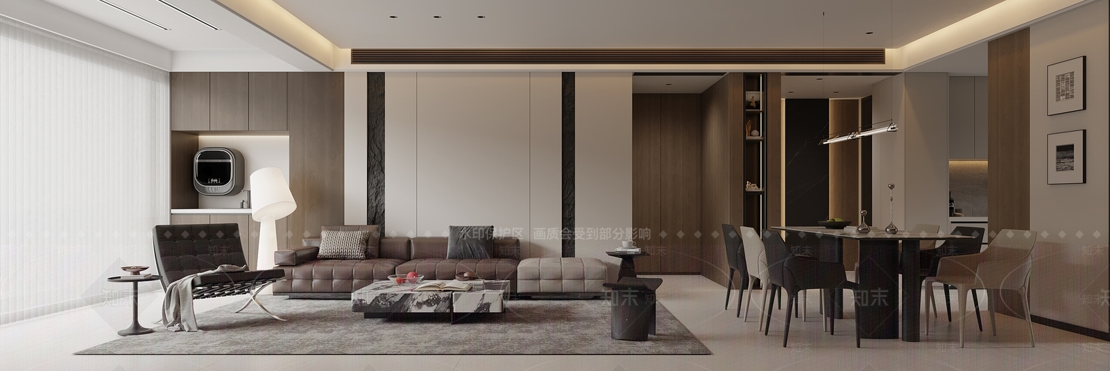 现代封闭式厨房3D模型下载【ID:1214774253】