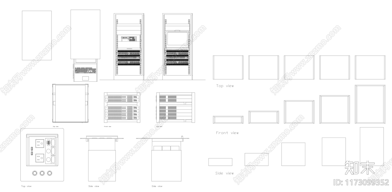 现代综合器材设备图库施工图下载【ID:1173099352】