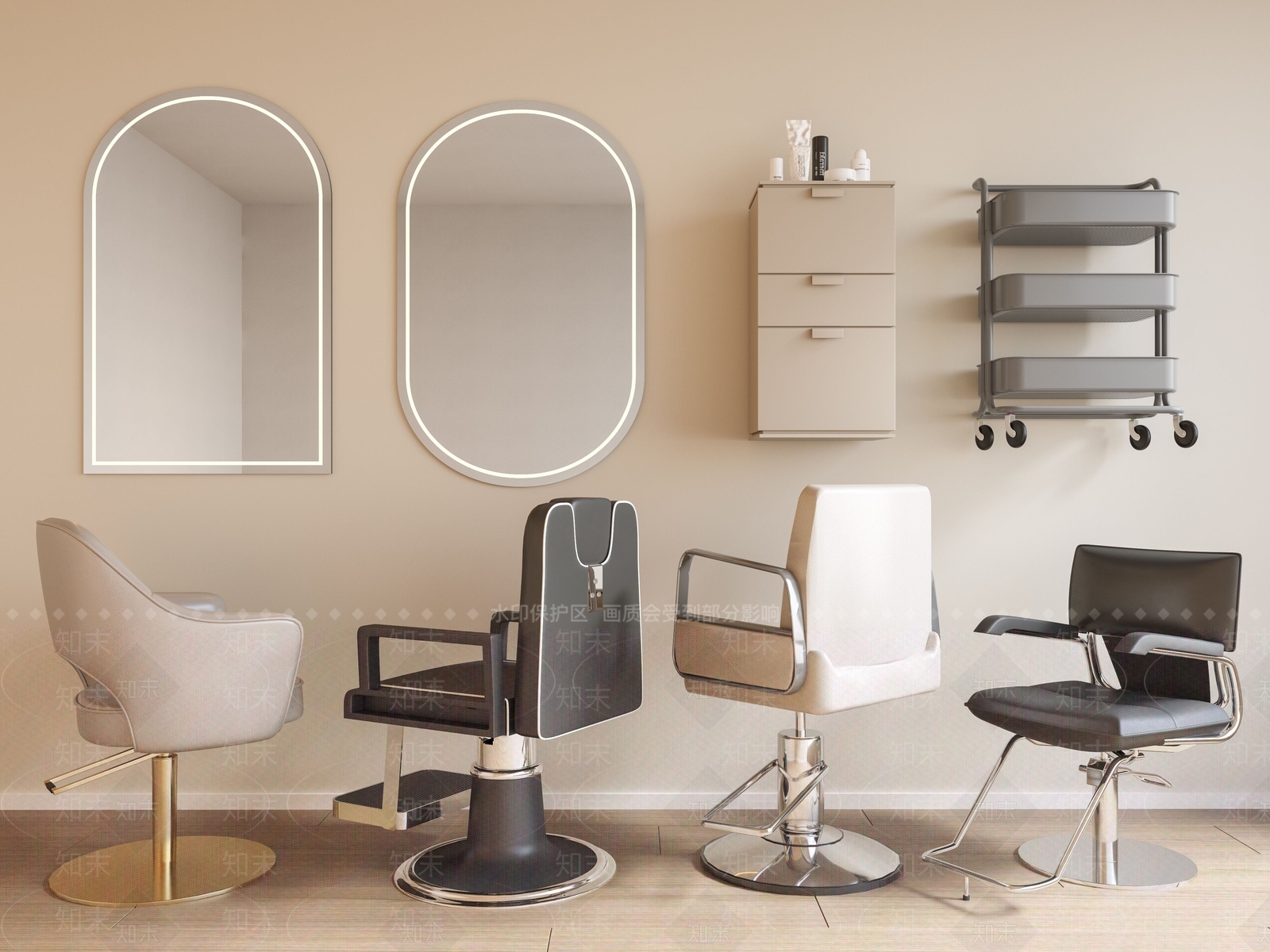 理发器材SU模型下载【ID:1173107488】