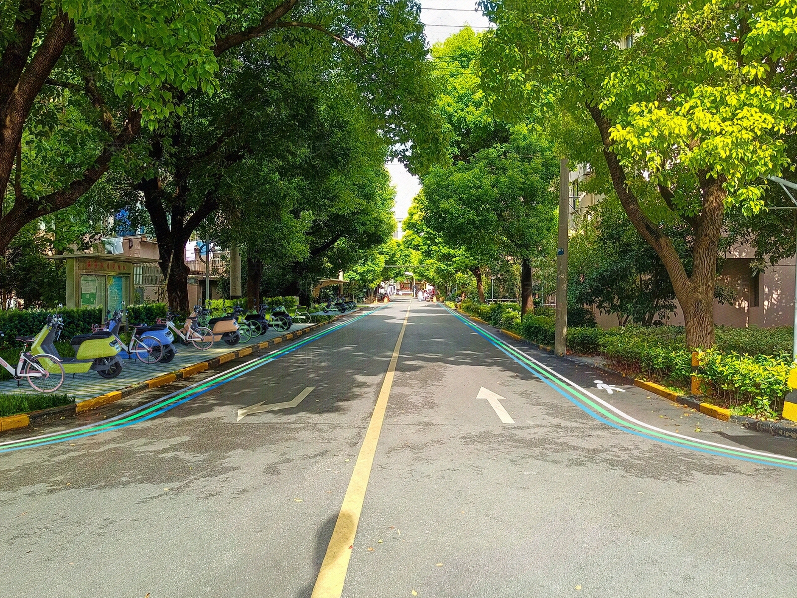 现代街道外景贴图下载【ID:1173107913】