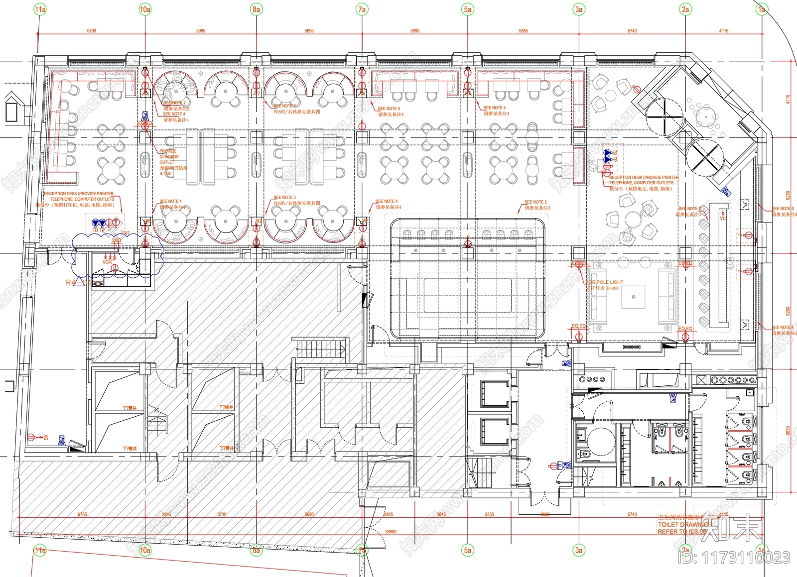 现代工装图库施工图下载【ID:1173110023】