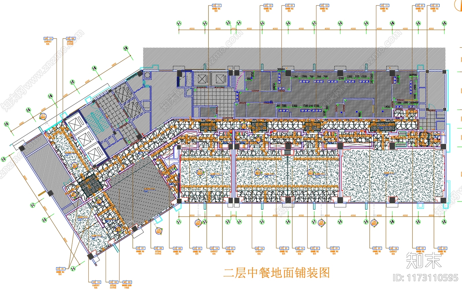 现代工装图库cad施工图下载【ID:1173110595】