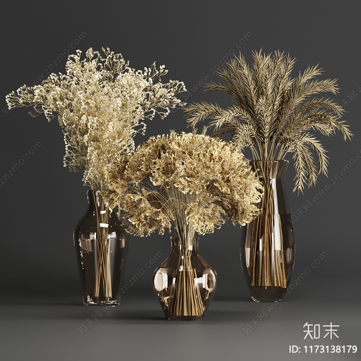 现代花艺3D模型下载【ID:1173138179】