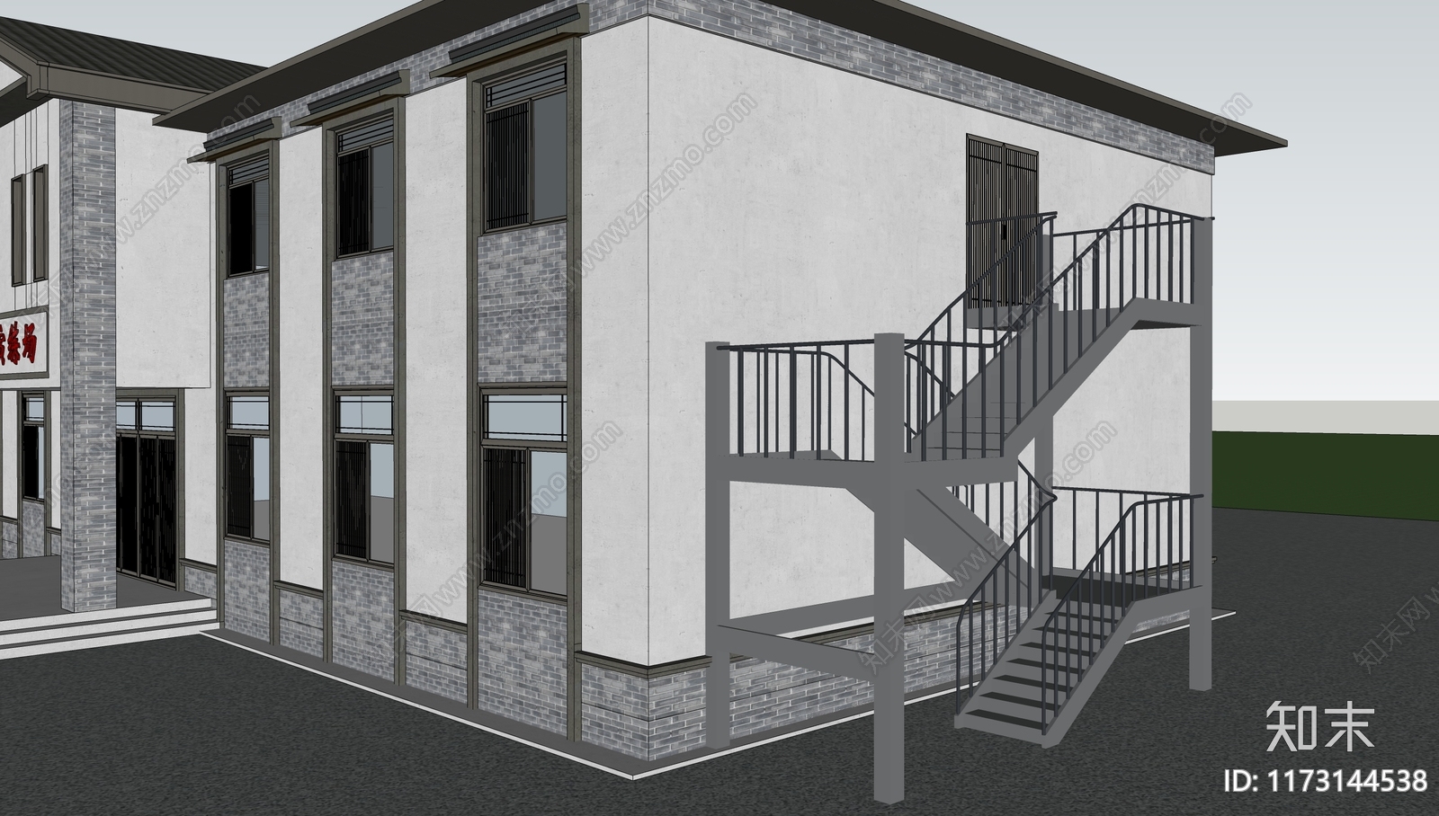 现代其他公共建筑SU模型下载【ID:1173144538】