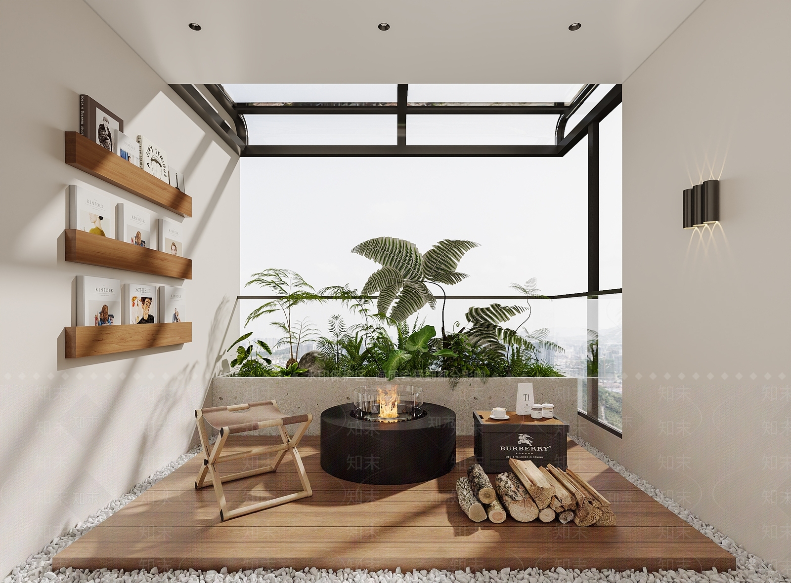 现代阳台3D模型下载【ID:1173144902】