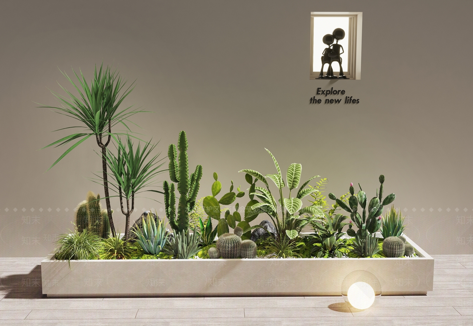 植物堆3D模型下载【ID:1173146183】