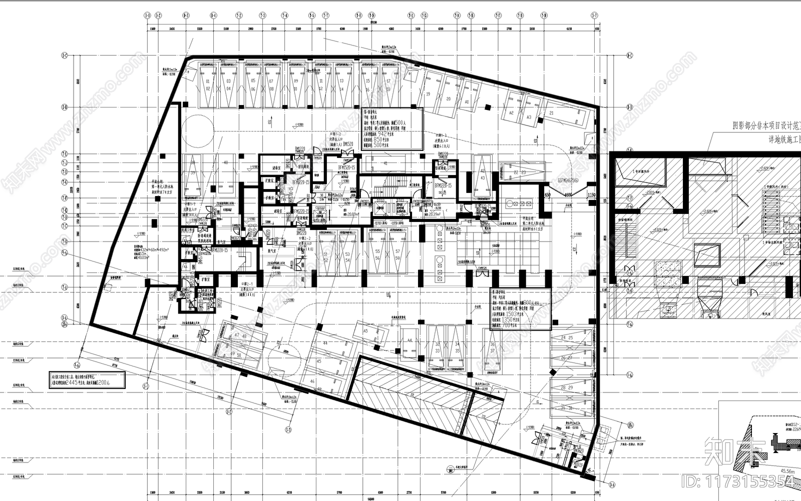 现代其他建筑cad施工图下载【ID:1173155354】