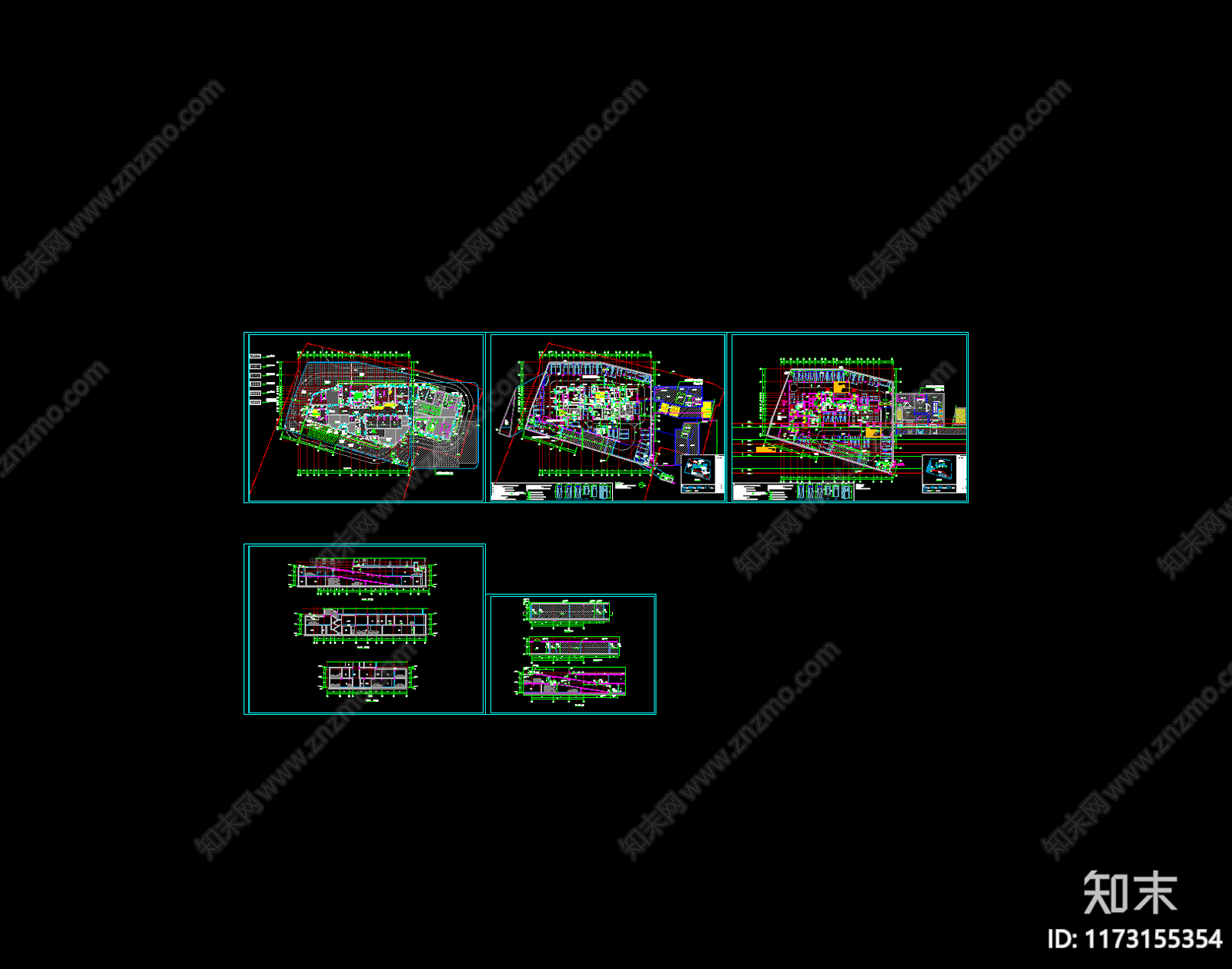 现代其他建筑cad施工图下载【ID:1173155354】