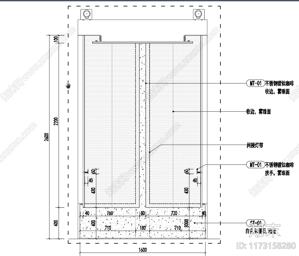 现代其他室内工艺节点cad施工图下载【ID:1173158280】