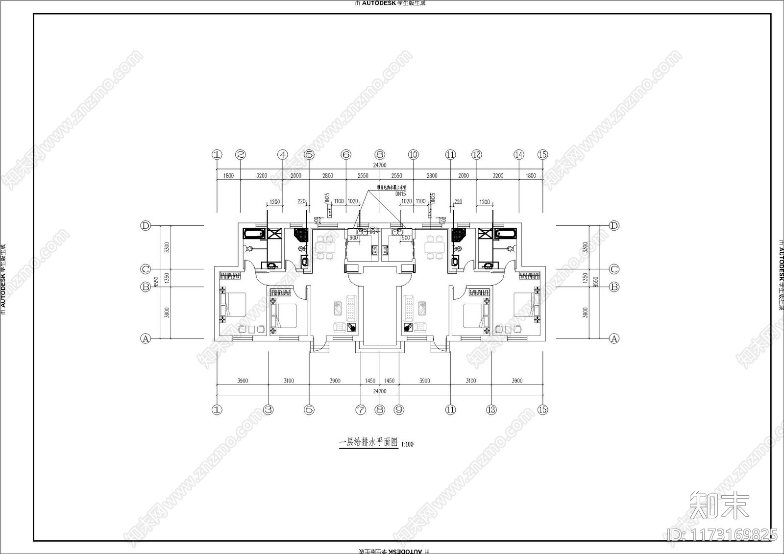 电气图cad施工图下载【ID:1173169825】