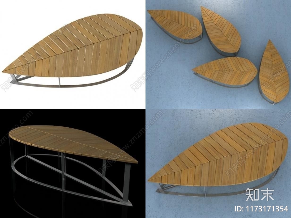 沙发凳3D模型下载【ID:1173171354】