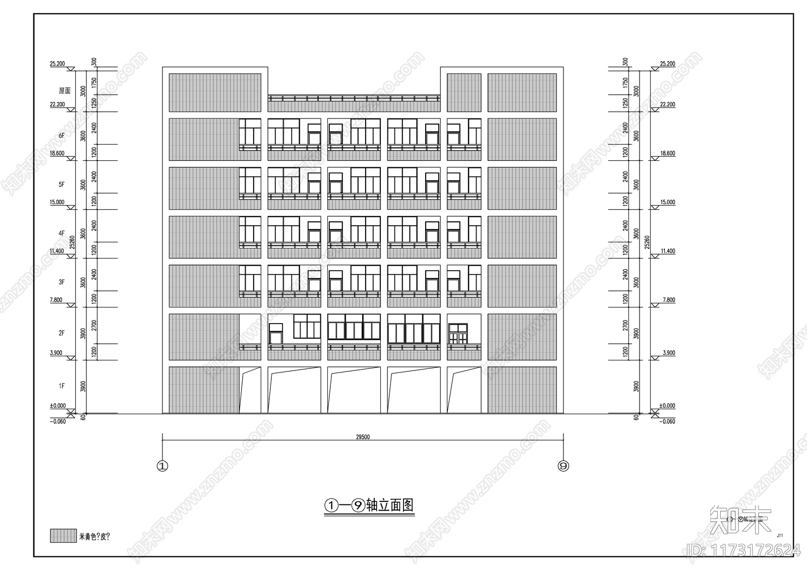 现代学校建筑cad施工图下载【ID:1173172624】