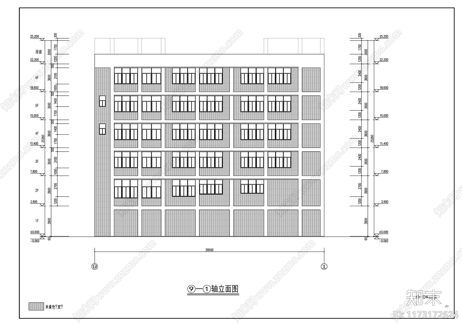 现代学校建筑cad施工图下载【ID:1173172624】